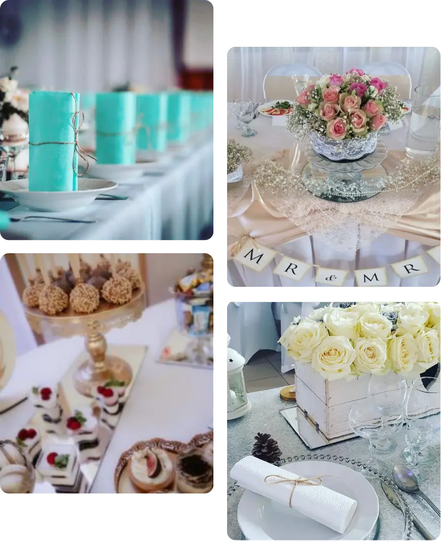 Svadby a výzdoba – Bonvia Catering